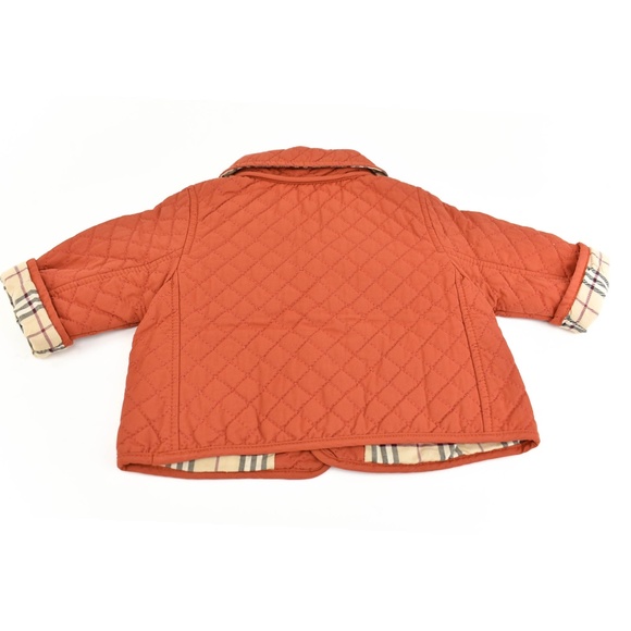 BURBERRY Rust & Nova Check Quilted Car Coat/Jacket - Picture 3 of 7